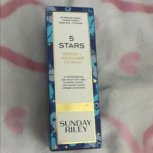 Sunday Riley 5 Stars Retinoid Eye Serum - Blue and Gold Packaging